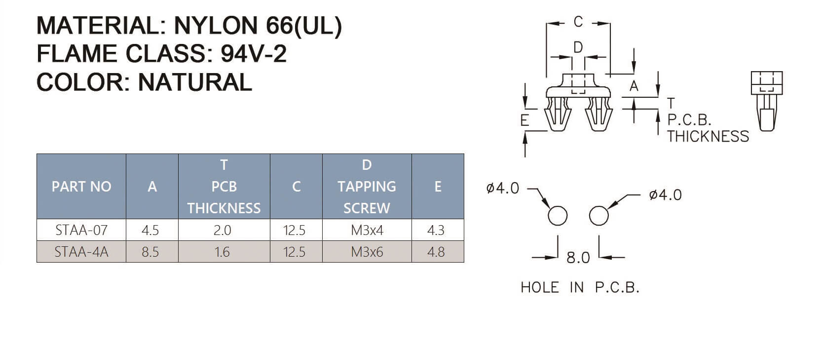 PCB Standoff STAA-07